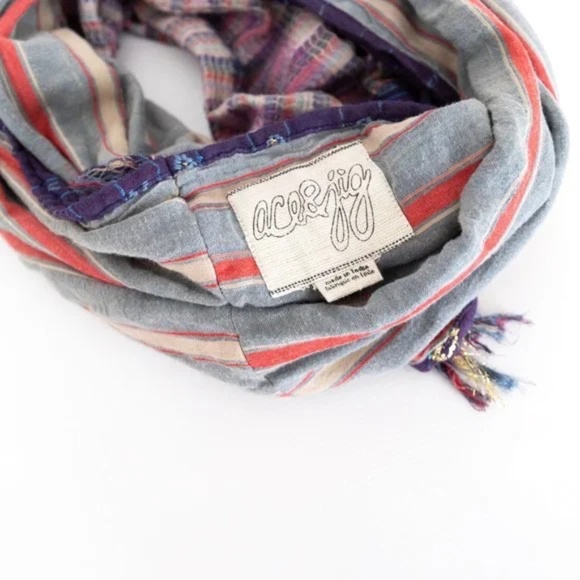 Ace&Jig Infinity Scarf in Royal/Haze/Jubilee - Picture 6 of 8